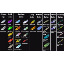 Liste des couleurs du kayak gagnant